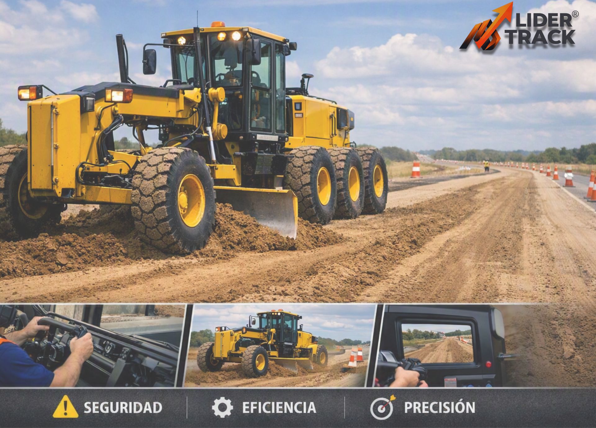 Operación Segura y Eficiente de Motoniveladora